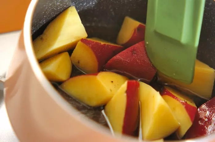 サツマイモの甘煮の作り方3