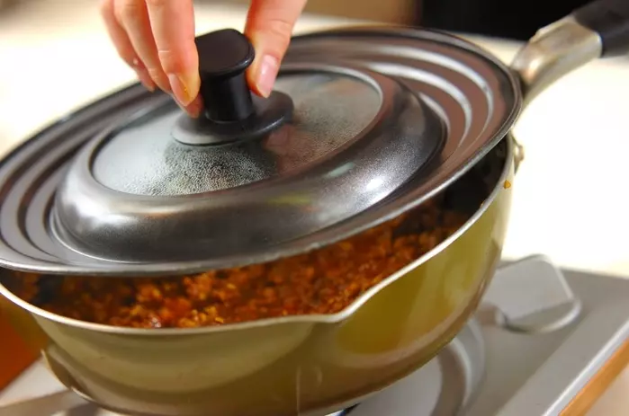 豆とひき肉のカレーの作り方4