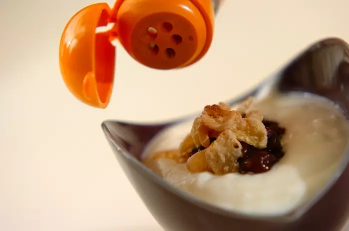 小豆ヨーグルトの作り方1