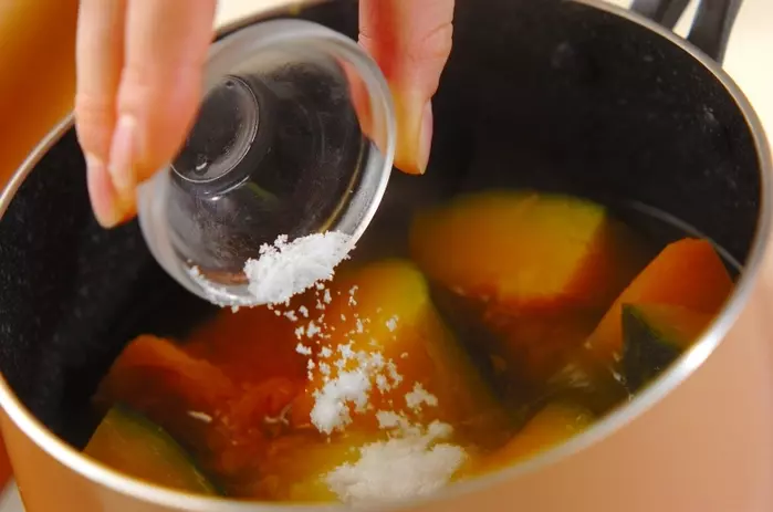 カボチャの煮物の作り方2