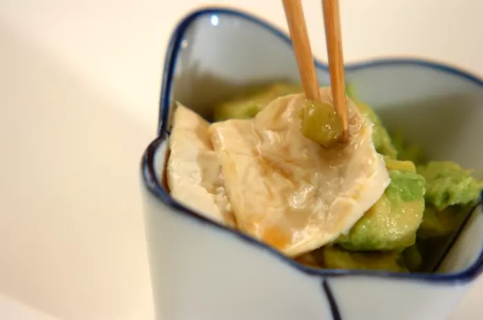 湯葉のワサビしょうゆの作り方2