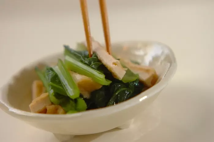 小松菜の煮浸しの作り方3