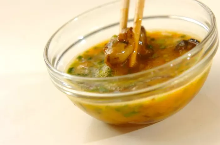 カキ入り卵焼きの作り方2