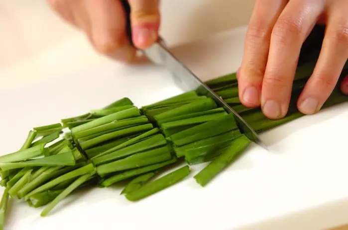 豚キムチ丼の下準備1