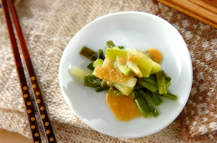 ネギの酢みそ和え