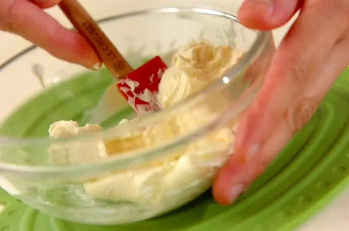 クリームチーズのオードブルの作り方1