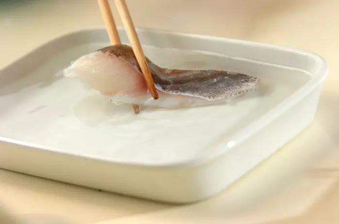 タラのちり鍋の下準備2