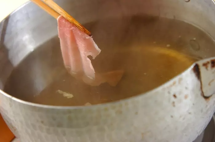 ゴマダレでごはんがススム!キャベツたっぷりやわらか豚しゃぶの作り方3