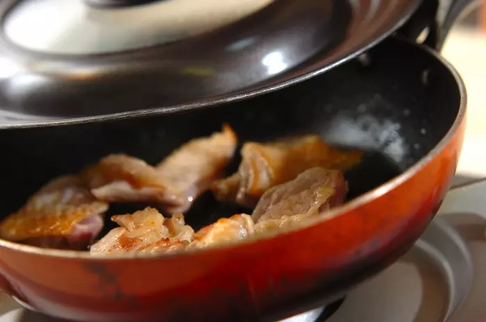 チキンのシーザーサラダの作り方1