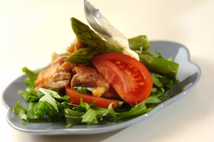 チキンのシーザーサラダの作り方3