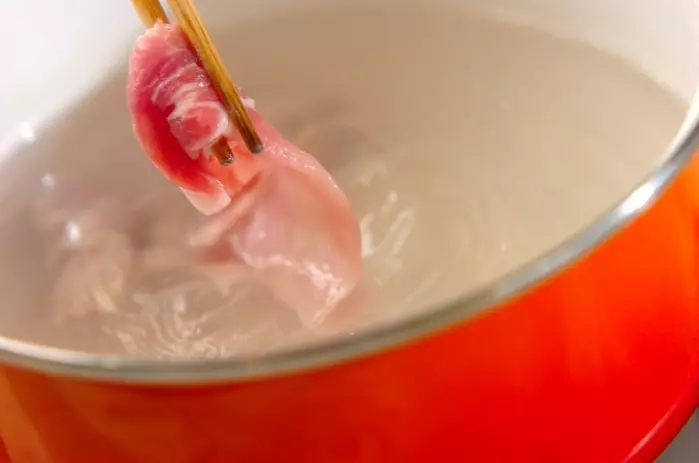 豚しゃぶサラダの作り方1