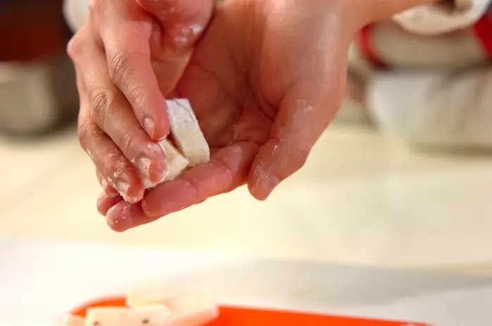 長芋のドライカレーの作り方1