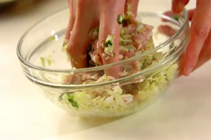 ナス餃子の作り方1