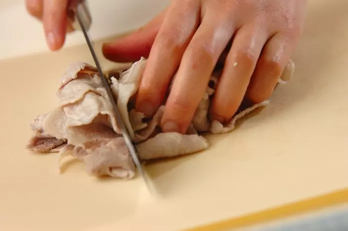 豚しゃぶ温野菜サラダの作り方1