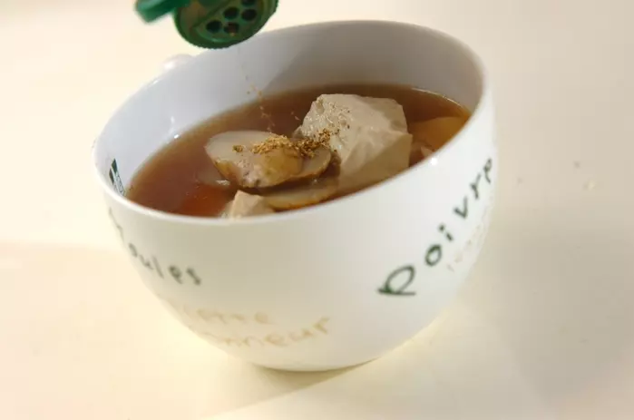 ゴボウと豆腐の雷汁の作り方3