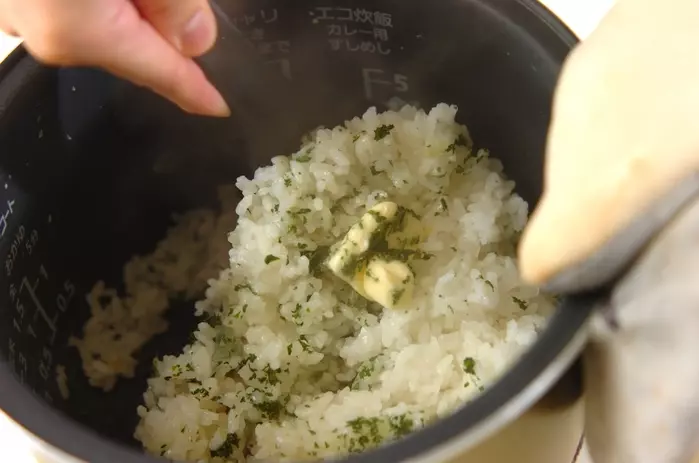 パセリバターライスの作り方2