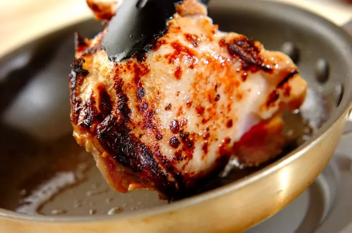 鶏もも肉のみそ焼きの作り方2