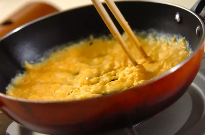 ミモザサラダの作り方1