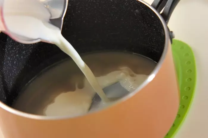 イチゴココナッツタピオカの作り方2