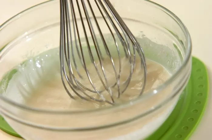 サクッと絶品！簡単ニラだけチヂミの作り方1