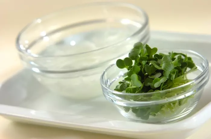 鯛の和風カルパッチョの下準備1