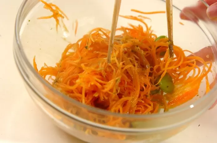 キャロットパスタの作り方1