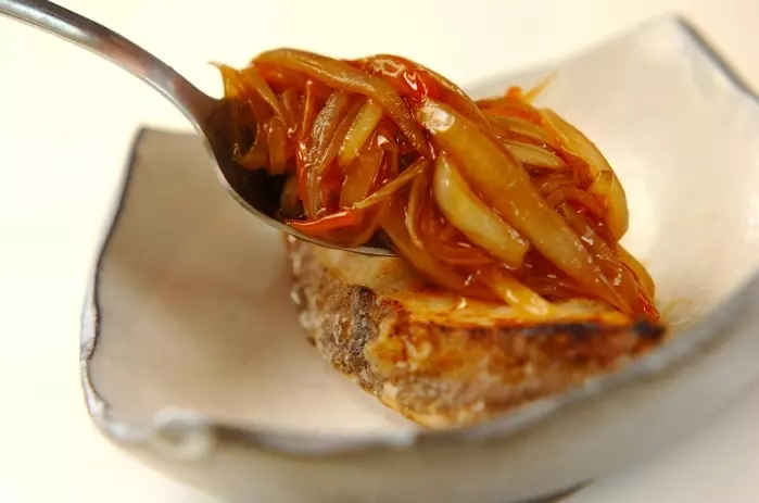 カレイの黒酢あんかけの作り方3