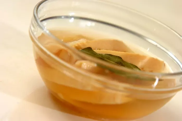 タケノコのカルパッチョの作り方1