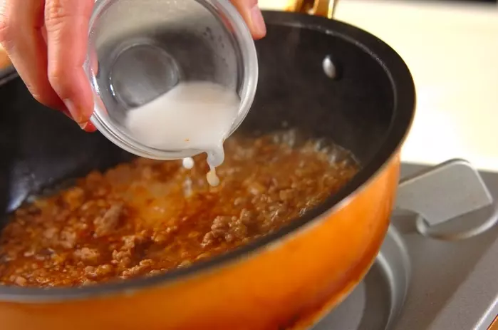 豆腐の麻婆あんかけの作り方3