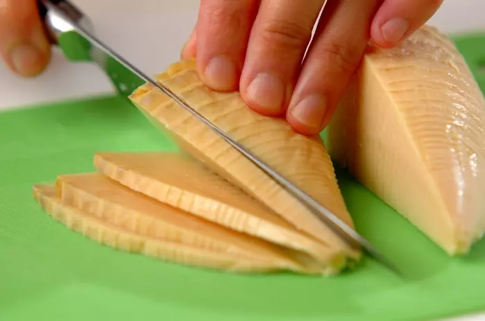 春野菜たっぷり炊き込みご飯の下準備3