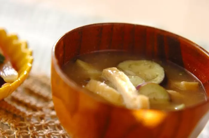 ナスのおみそ汁