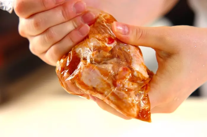 鶏手羽中の唐揚げの作り方1