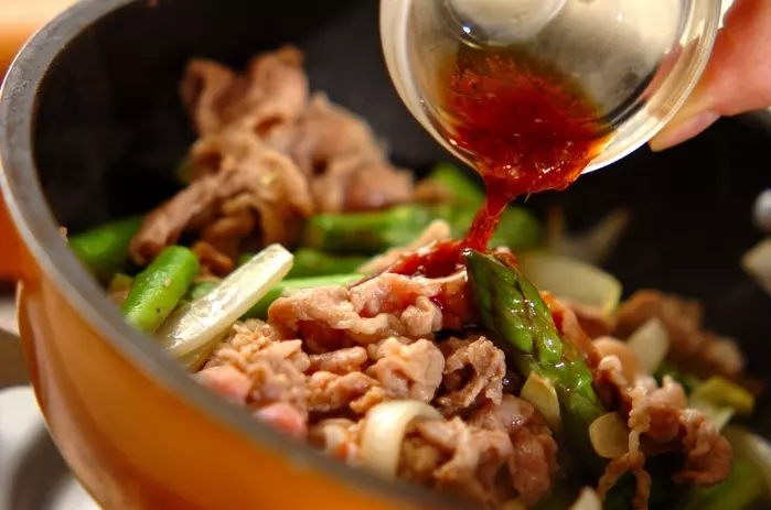 豚とアスパラの生姜焼きの作り方3