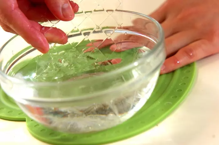 ドリップコーヒーゼリーの下準備1