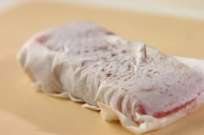 マグロのカツの作り方1