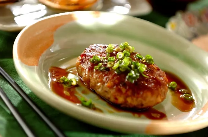 野菜たっぷり!あっさり和風ハンバーグ