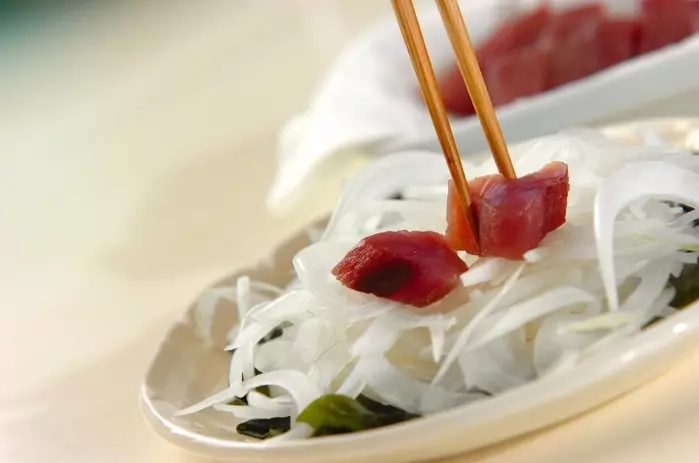 カツオのサラダ仕立ての作り方1