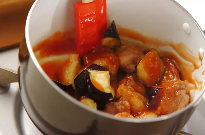 鶏唐揚げのケチャップ和えの作り方2