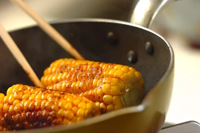 トウモロコシのチーズ焼きの作り方2