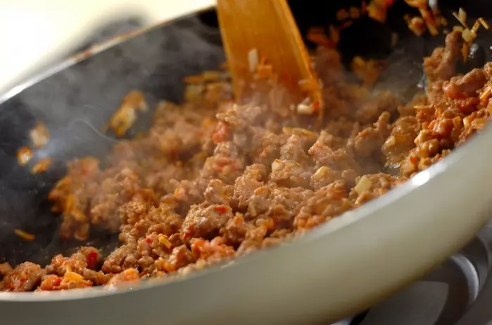 麻婆ナスの作り方2