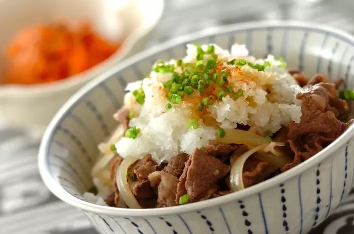 さっぱり！おろしポン酢牛丼