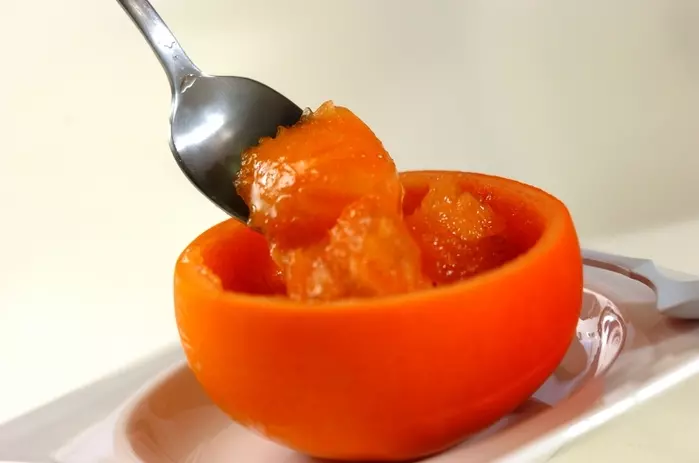 柿シャーベットの作り方2