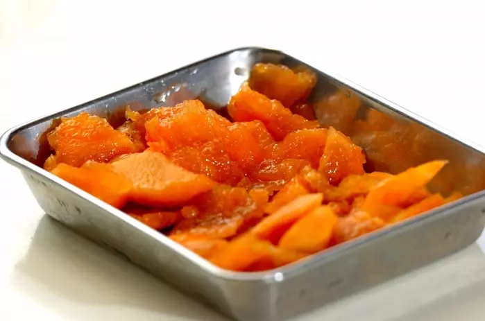 柿シャーベットの作り方1