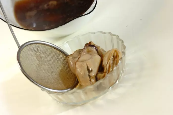 カキの佃煮だし茶漬けの作り方2