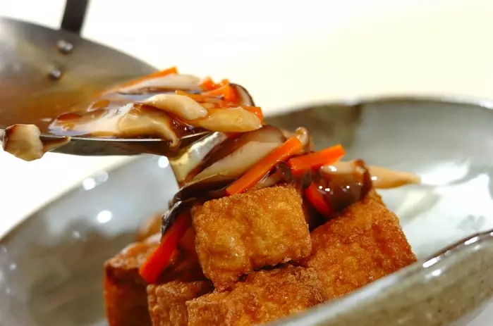 コスパ抜群!厚揚げの野菜あんかけ 簡単時短レシピ by和田 良美さんの作り方2