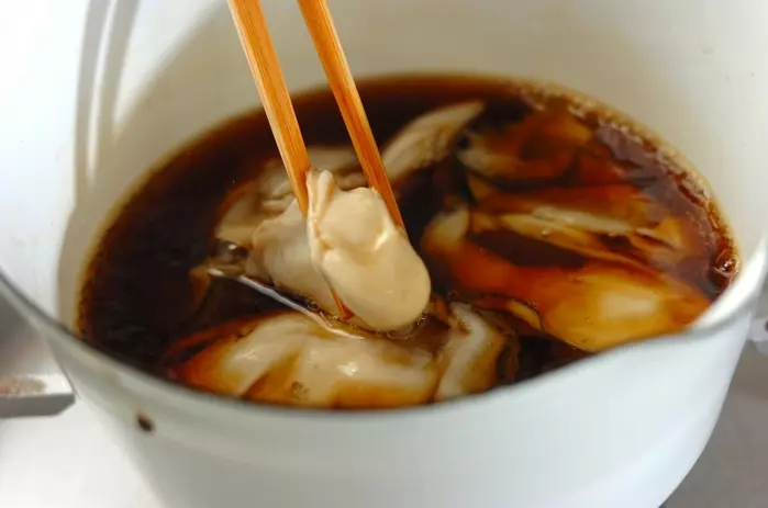 カキの佃煮だし茶漬けの作り方1