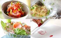 皮の赤色ところんとした丸い形がかわいいラディッシュ。今回は、子どもも食べやすいおすすめレシピを3選ご紹介します。定番のサラダはもちろん、和え物やパスタなどE・レシピで人気の高いレシピを厳選。ラディッシュを無駄なく活用する食べ方も必見です！