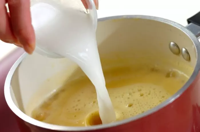 中華風コーンスープの作り方1