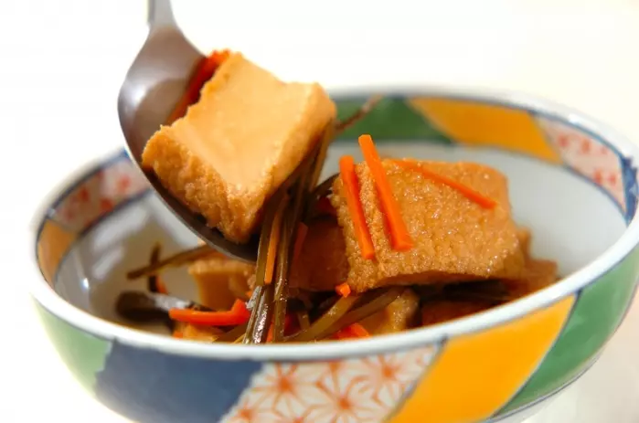 昆布と厚揚げの煮物の作り方3