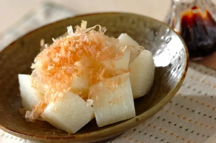 蒸し長芋のおかかがけ